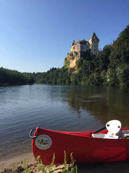 canoe dordogne photo chateau de Dordogne