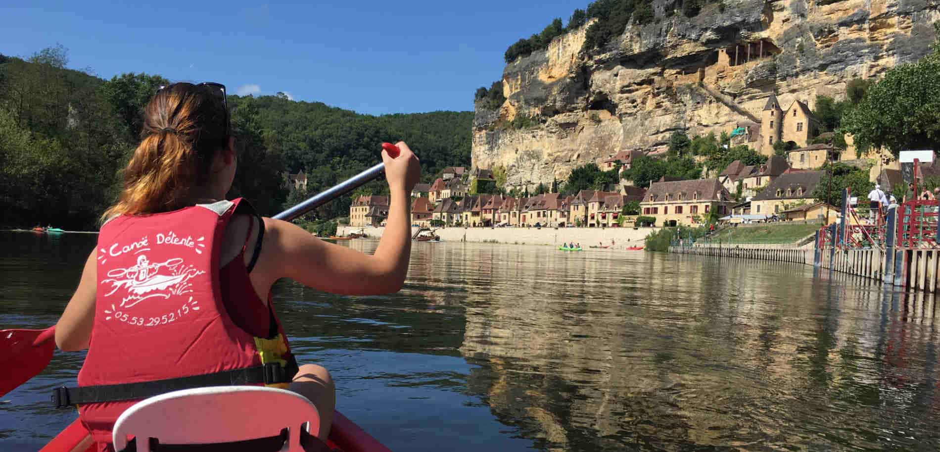 Canoe Dordogne itinerary